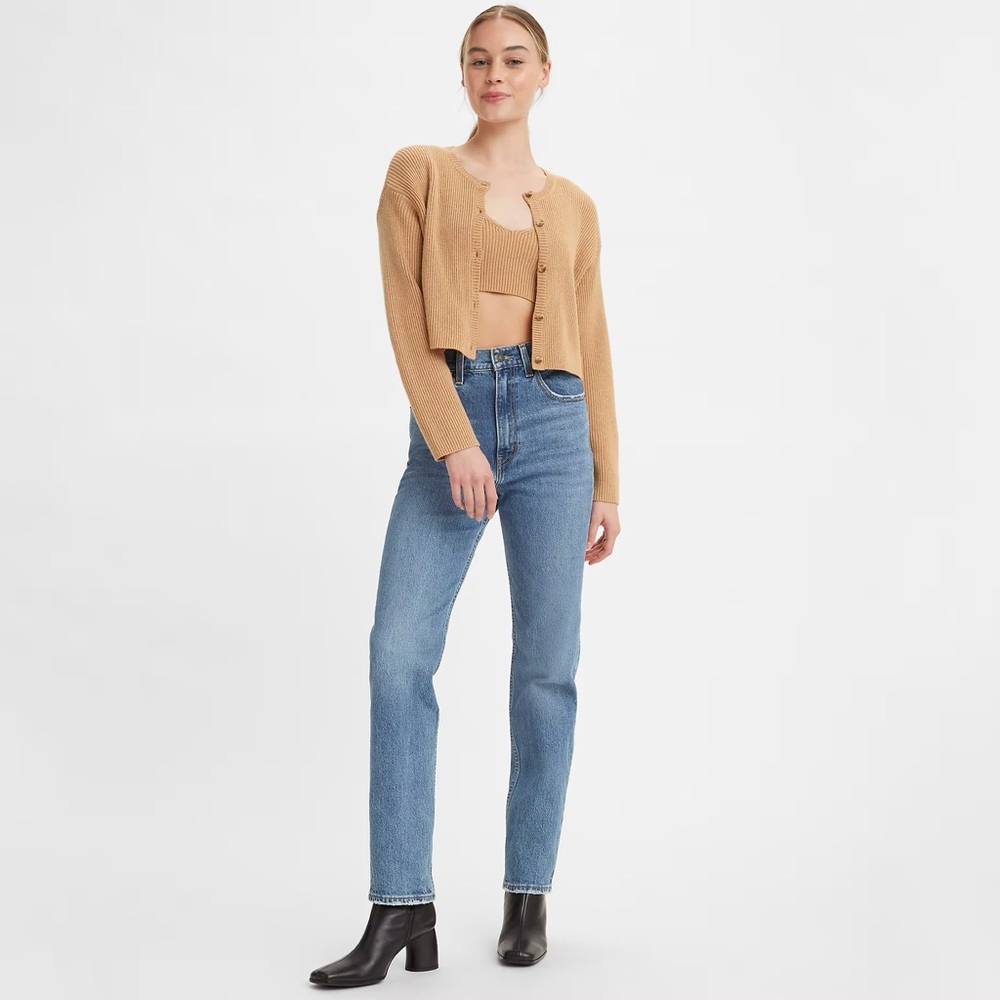 Levi’s 25x31 Premium 70’s High Slim Straight Jeans Sonoma Case Medium Wash
